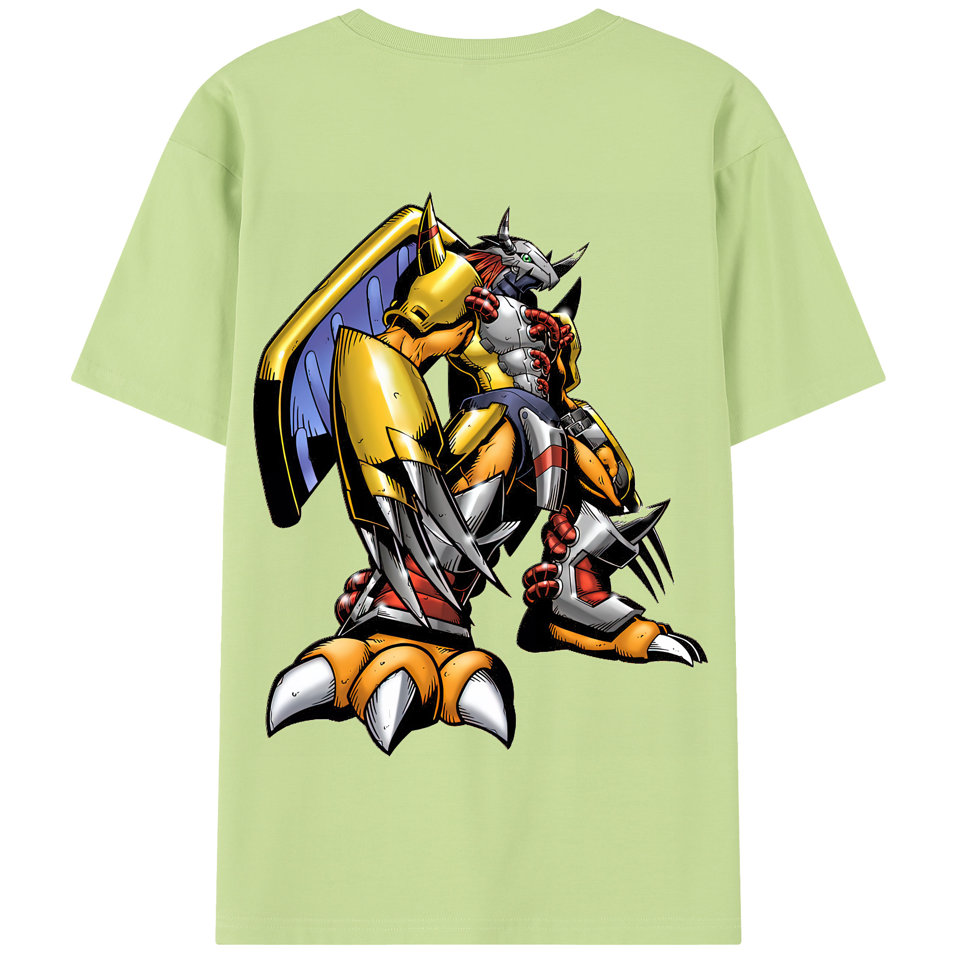 （画像用） Digimon デジタルモンスター/デジモン 綿100％半袖Tシャツ（背面プリント）